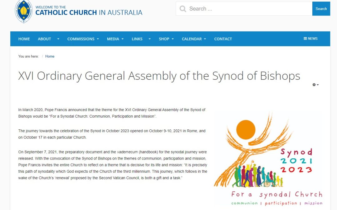 AUSTRALIA, National Synodal Team