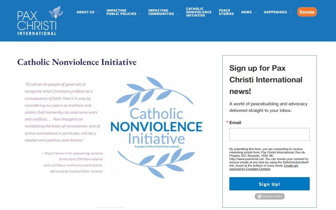 INTERNATIONAL, Pax Christi International