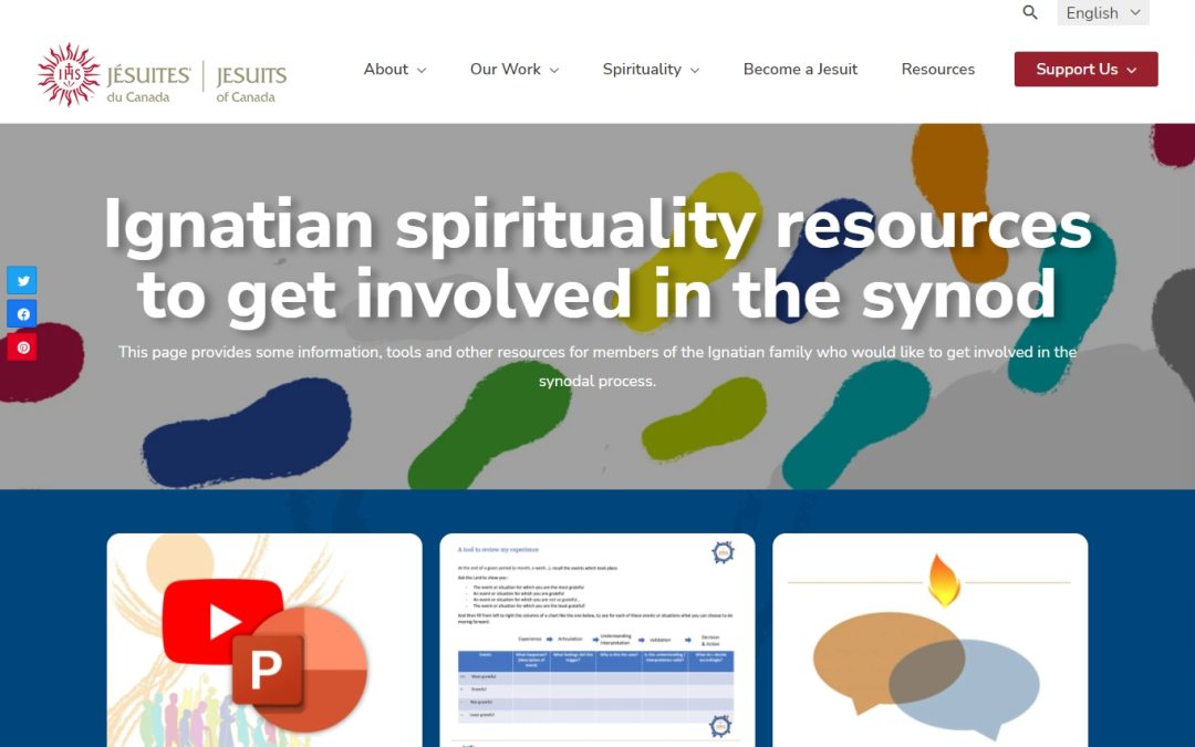 CANADA, Ignatian spirituality resources to get involved in the synod