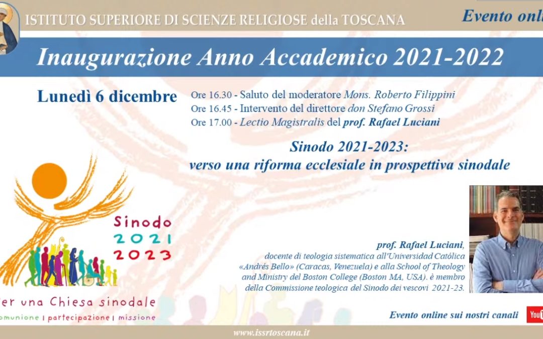 TUSCANY, Opening of the academic year at the Higher Institute of Religious Sciences of Tuscany