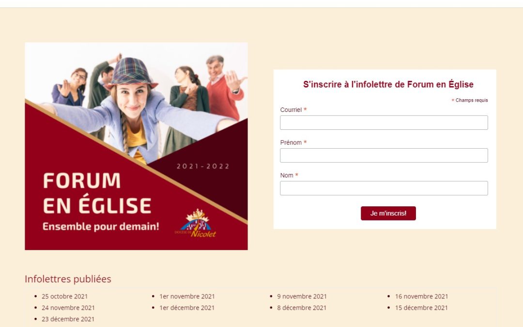 CANADA, Diocese of Nicolet