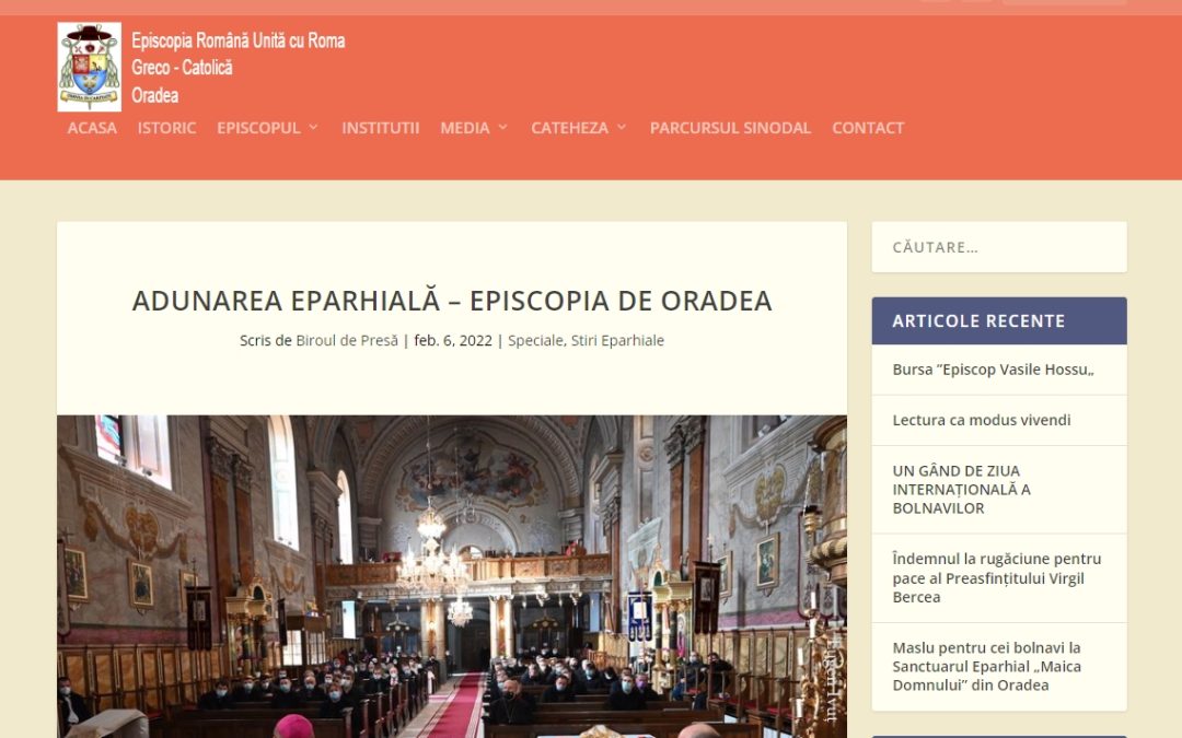 ROMANIA, Oradea | Eparchial Assembly on the synod