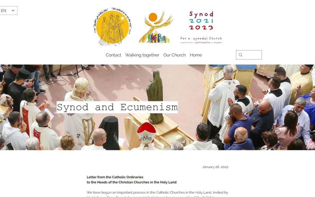 Letter from the Catholic Ordinaries to the Heads of the Christian Churches in the Holy Land