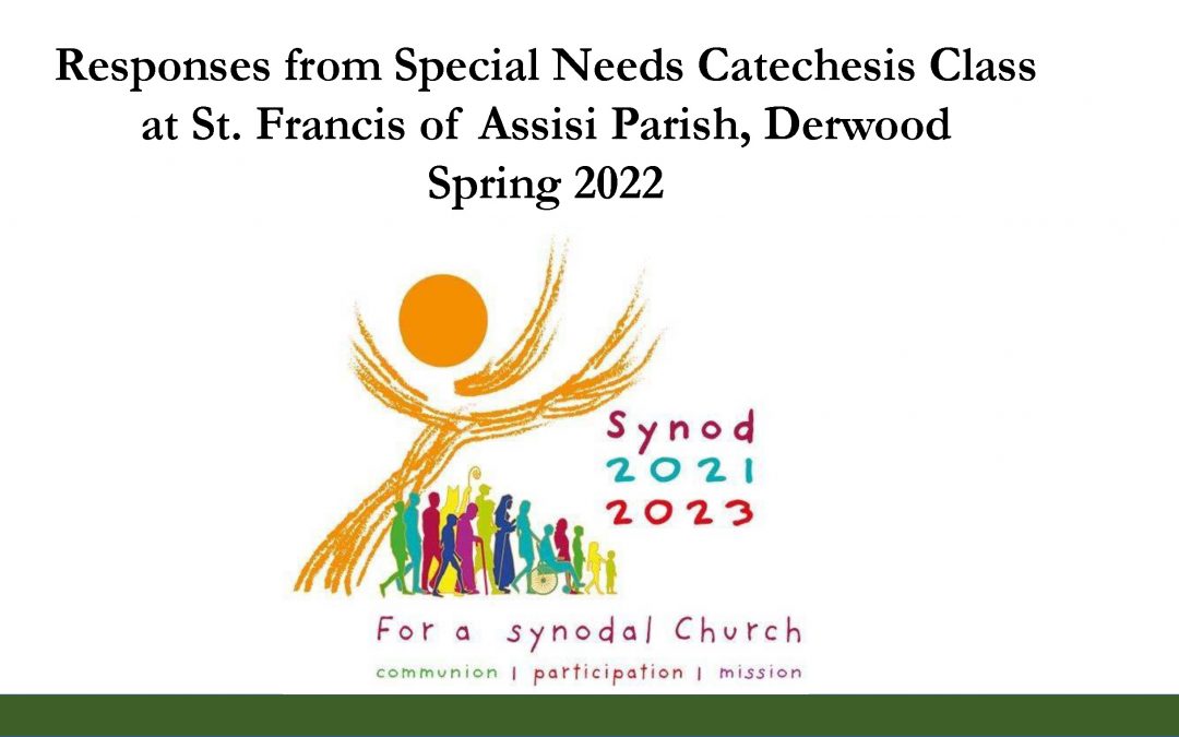 USCCB – Resources for Special Needs Synod Listening Sessions