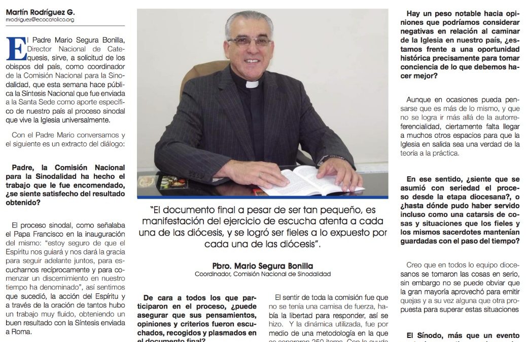 Costa Rica, a synodal work