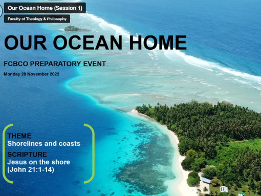 Our Ocean Home – First Online Preparatory Event