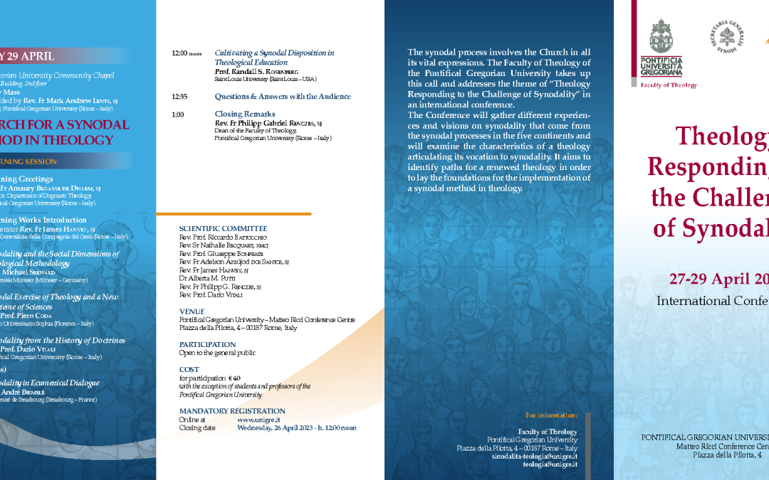 Theology Responding to the Challenge of Synodality