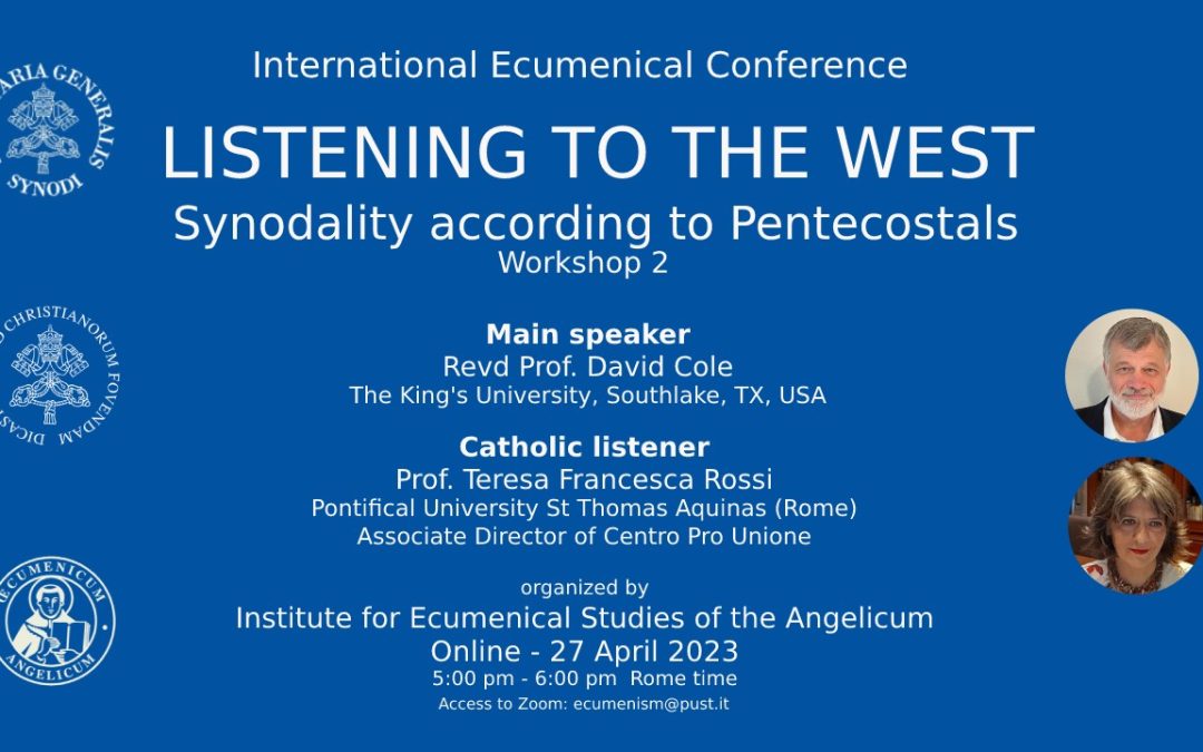 “Listening to the West”: Synodality according to the Pentecostal Churches