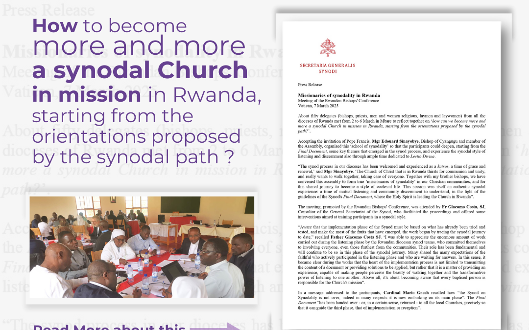 Missionaries of synodality in Rwanda