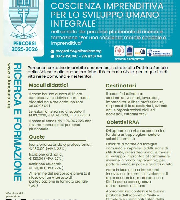 Towards a synodal and enterprising moral awarness